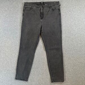 Buffalo Jeans Women 16 Mollie High Rise Stretch Skinny Gray Recycled Cotton